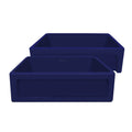Shakerhaus 33 Reversible Kitchen Fireclay Sink With Shaker Design On One Side And Beveled Design On Opposite Side