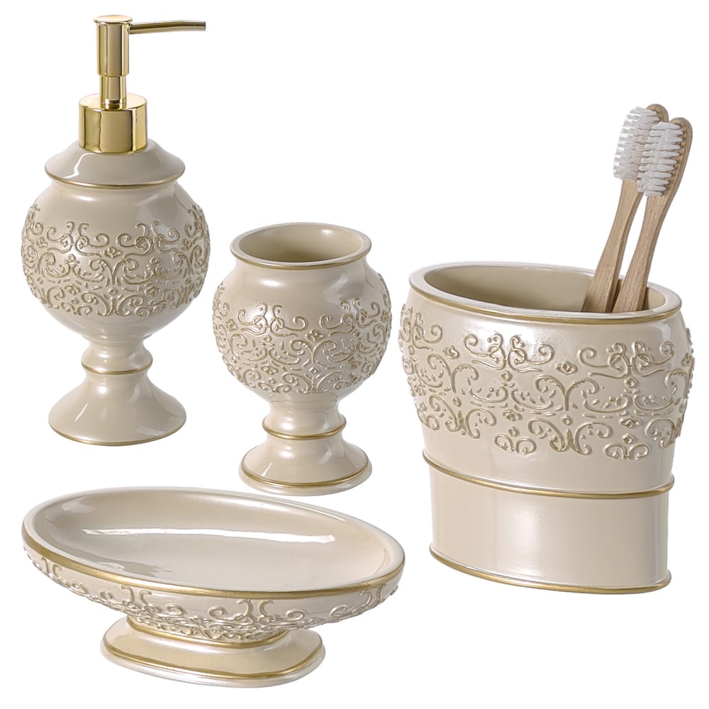 Shannon 4 Piece Bathroom Accessory Set