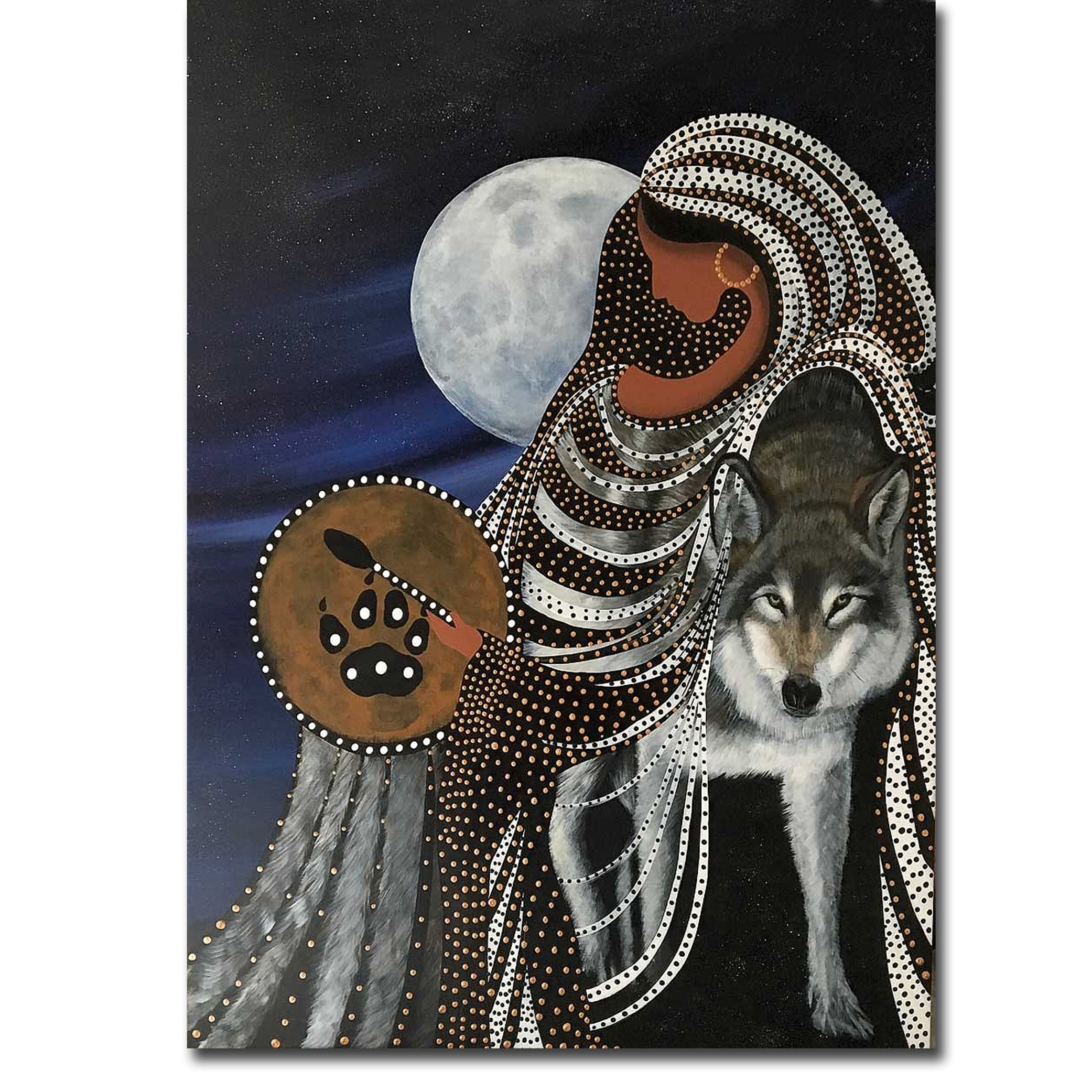 Shape Shifter By Betty Albert Gallery Wrapped Canvas Giclee Art 36 In X 24 In