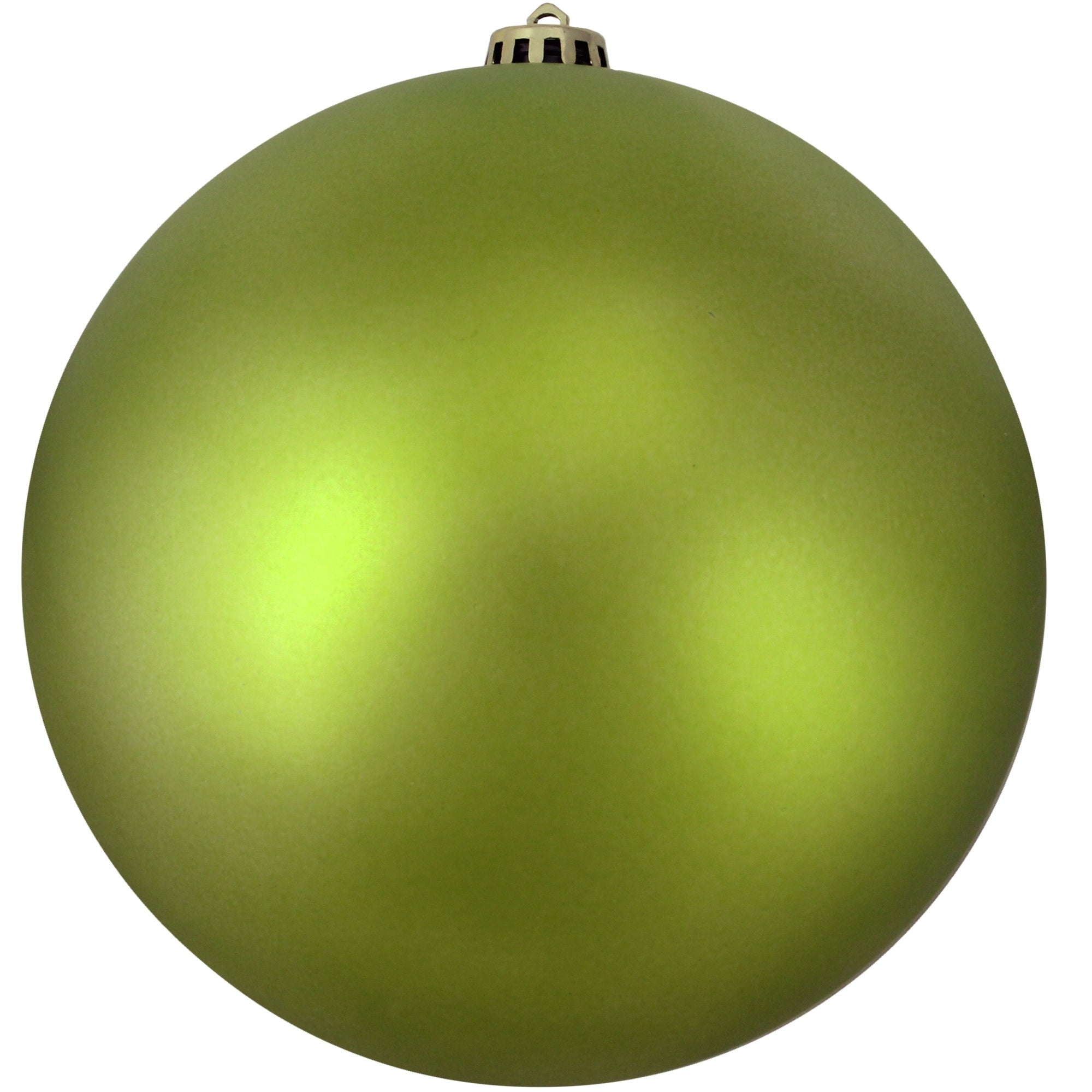 Shatterproof Matte Green Kiwi Commercial Christmas Ball Ornament 12 300Mm