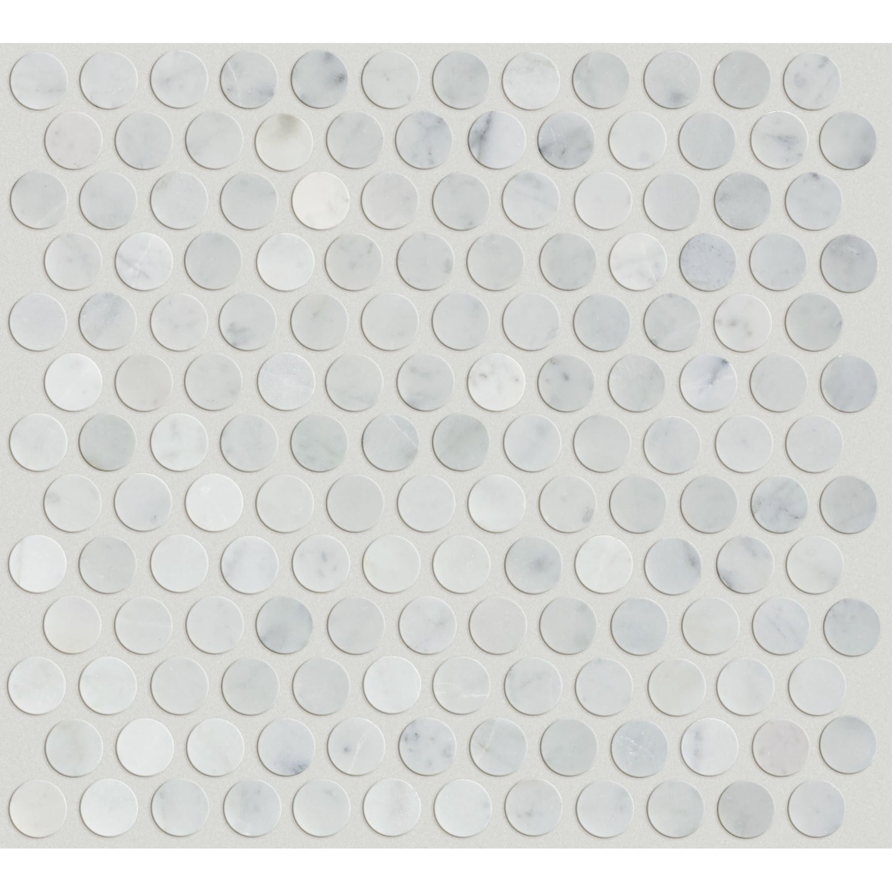Shaw Cs29Z Chateau Penny Round Mosaic 11 5 16 X 12 Circle Penny