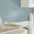 Shaw Lane Ave 4 X 16 Rectangle Tile Glossy Porcelain Visual