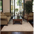 Shaw Uptown Girl Solid Colored Nylon Polyester Premium Shag Oversized Area Rug 12 Round