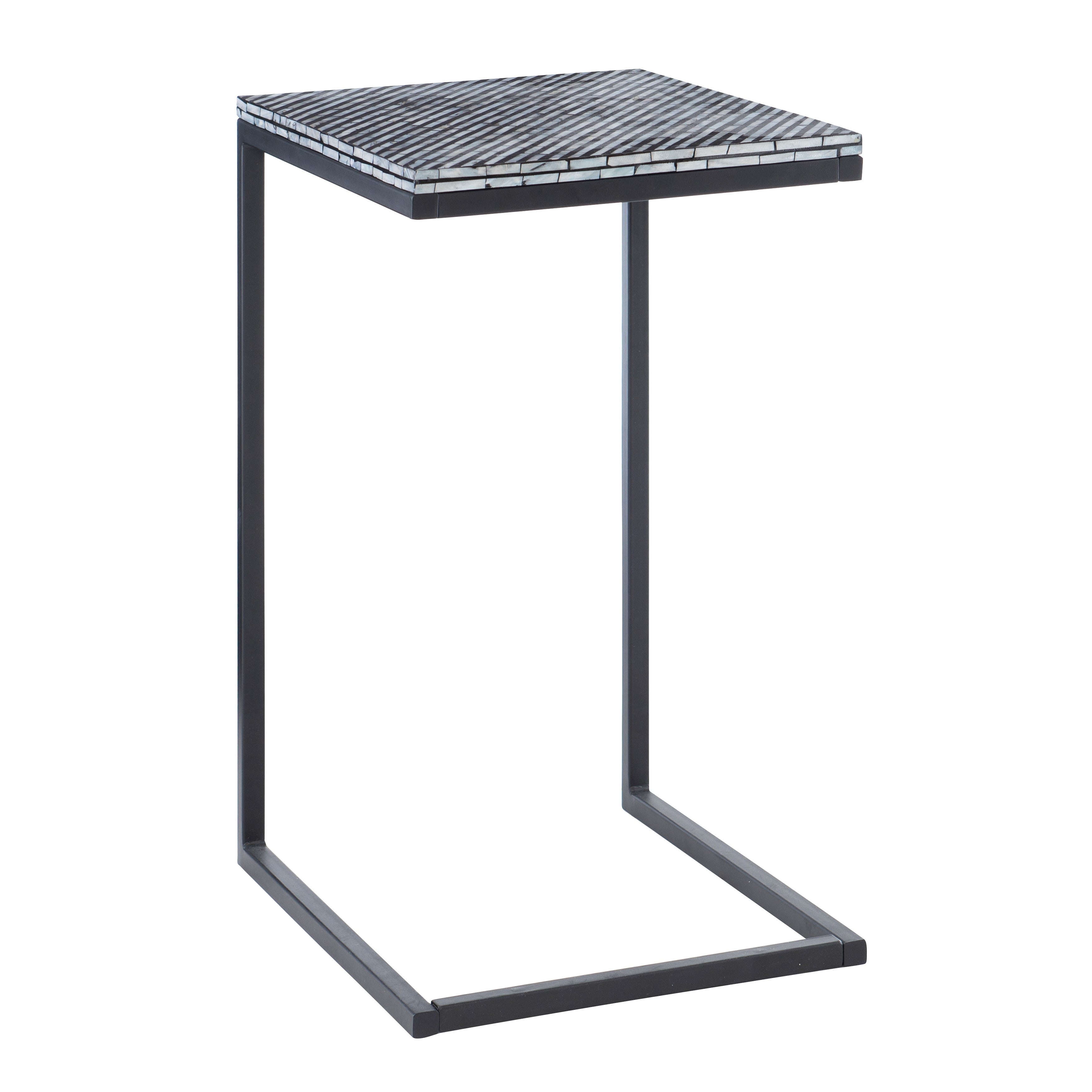 Shawnee Capiz Fish Mosaic Accent C Table
