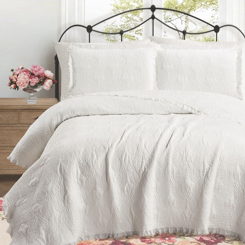 She Talks To Angels Cotton Quilt Set By Junk Gypsy
