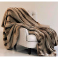 Sheared Faux Chinchilla Luxury Throw Throw 36W X 60L