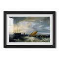 Sheerness As Seen From The Nore 1808 Jmw Turner Custom Framed Print