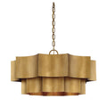 Shelby 6 Light Pendant In Gold Patina