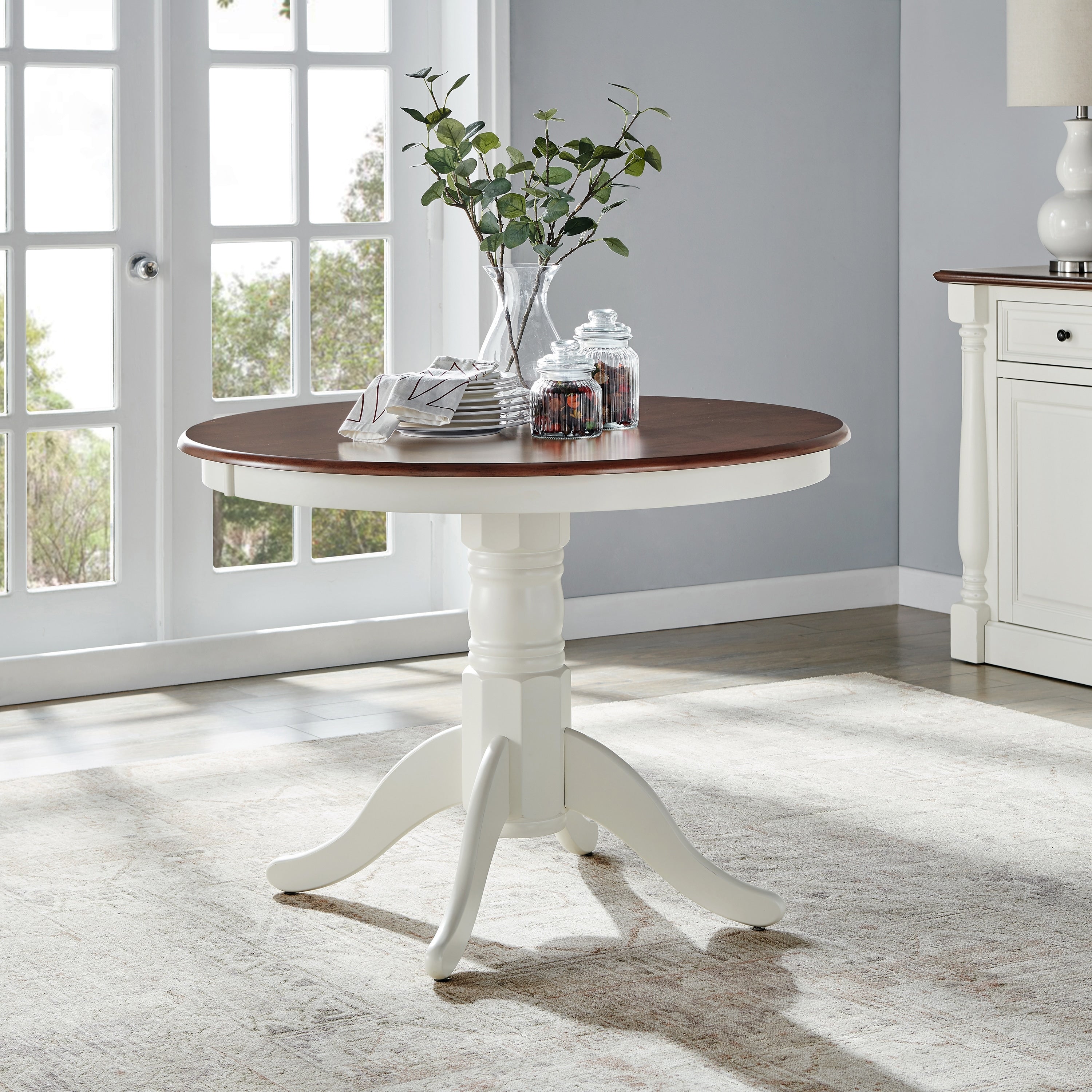 Shelby Round Dining Table 42 W X 42 D X 30.5 H