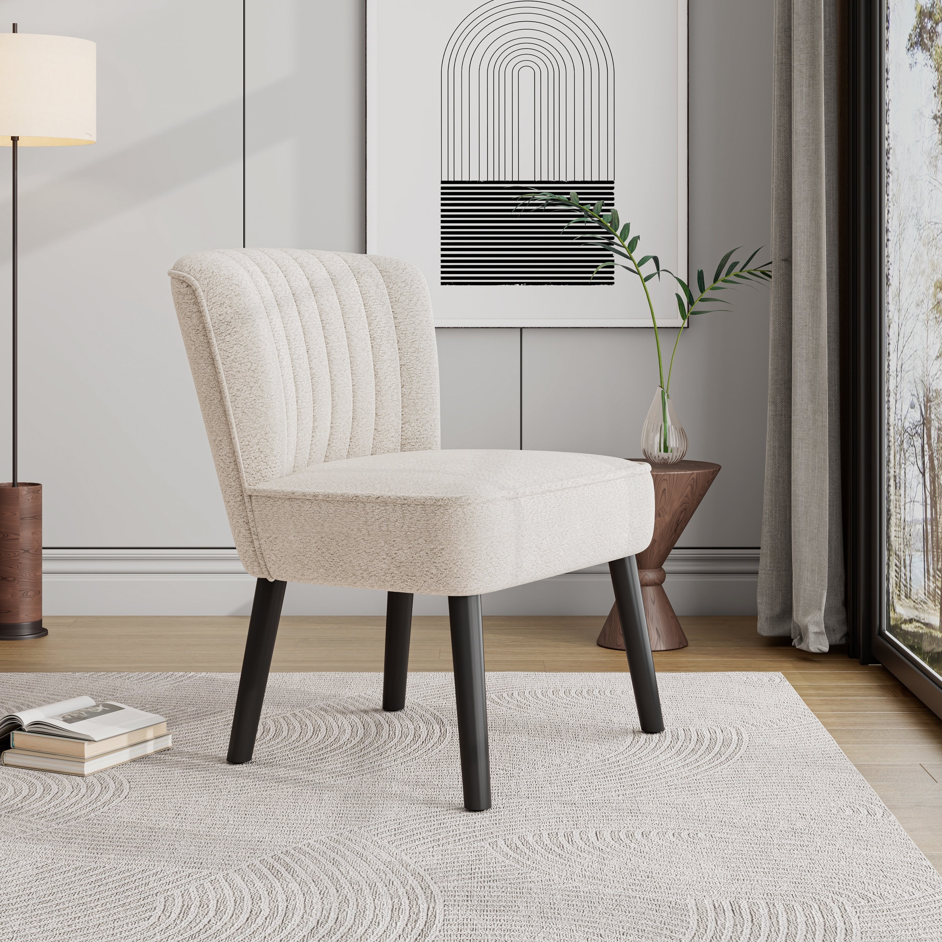 Shellback Accent Chair Modern Elegance For Living Room