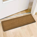 Evideco Sheltered Large Front Door Mat Coir Coco Fibers Rug 30X10 Inch Natural