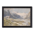 Shepherds C 1921 Edward Theodore Compton Custom Framed Canvas