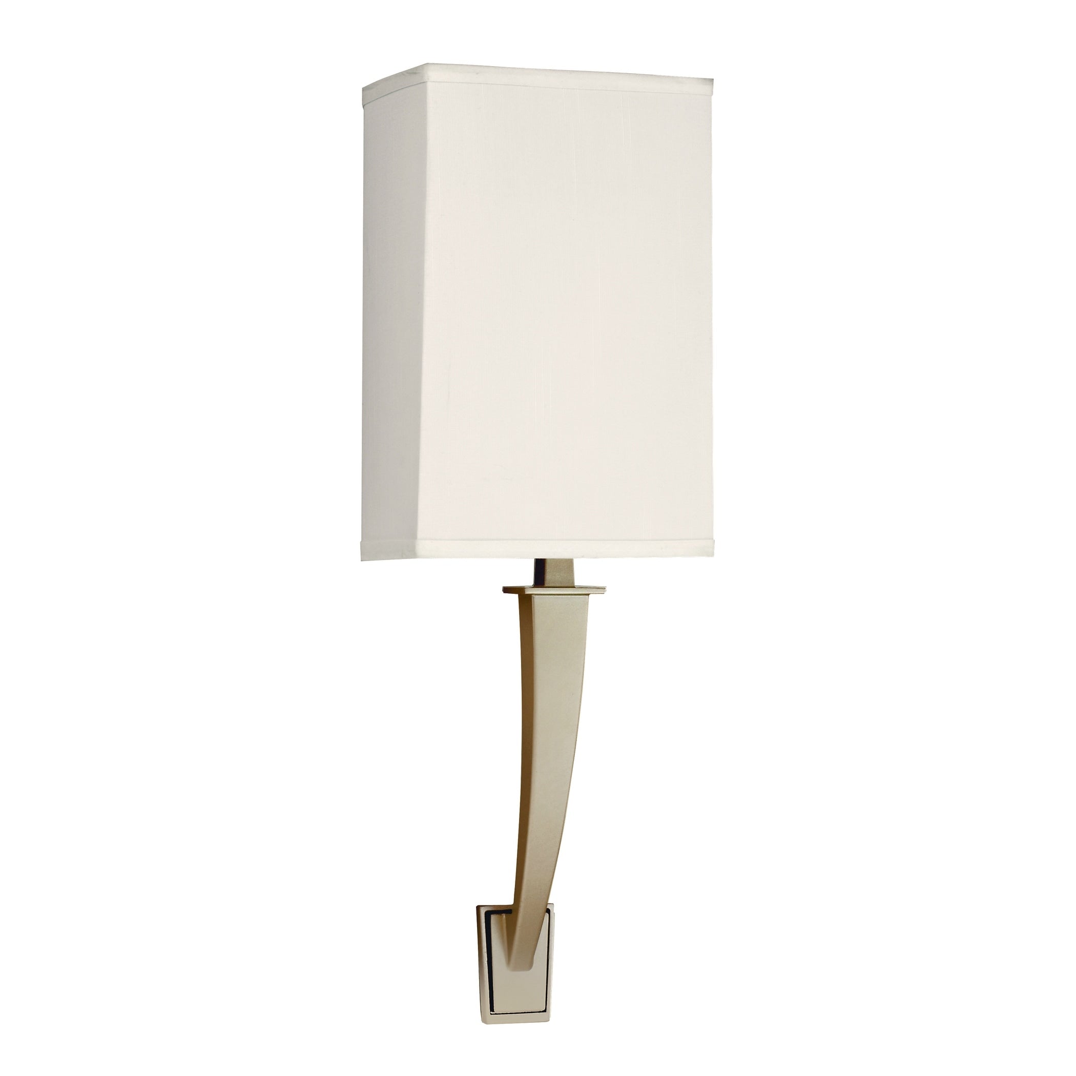 Sheridan 19 Inch Champagne Led Wall Sconce Cream Linen Shade