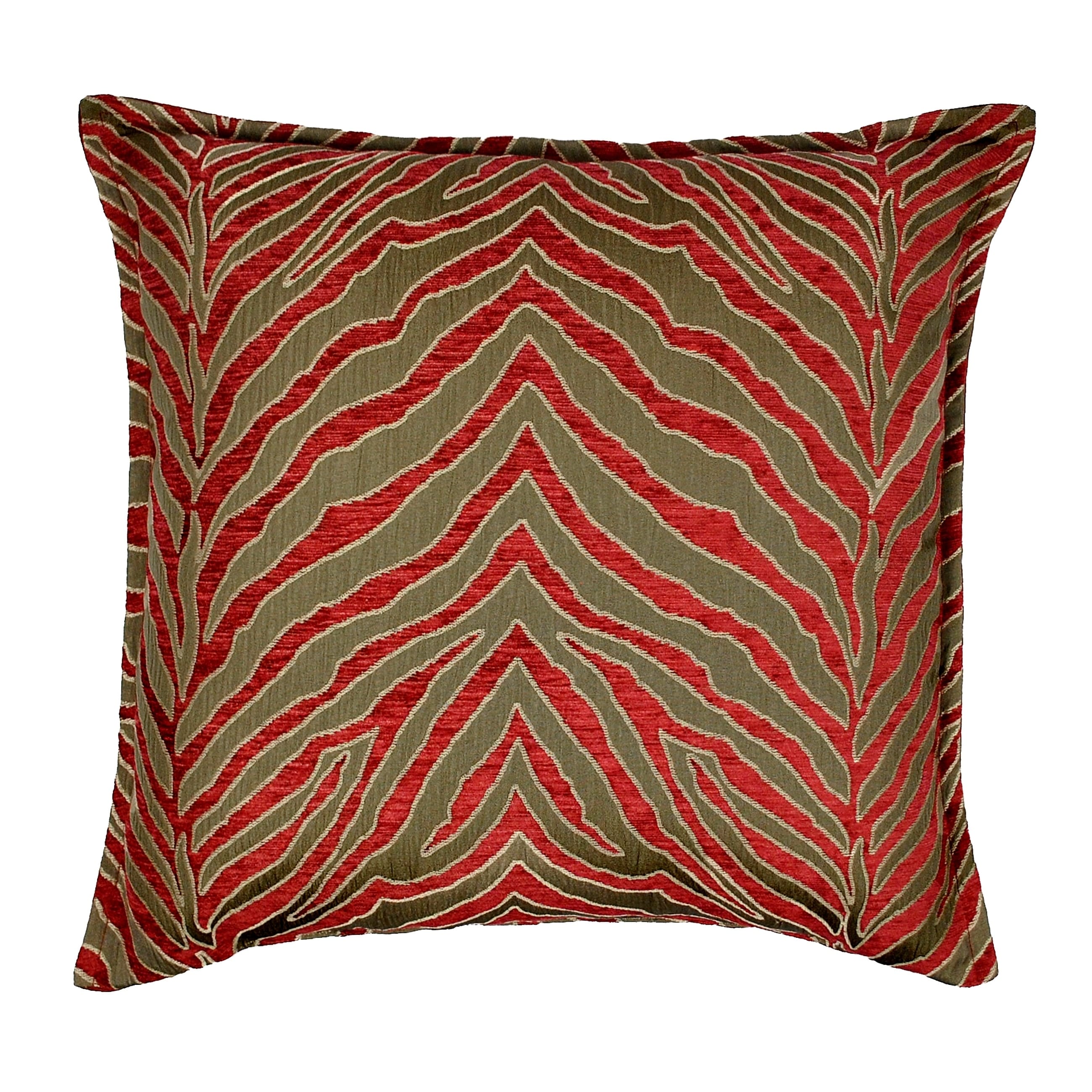 Sherry Kline Barlow Red 22 Inch Decorative Pillow