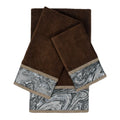 Sherry Kline Earlington Brown 3 Piece Embelished Towel Set