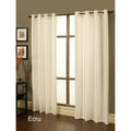 Sherry Kline Faux Silk Grommet Top 84 Inch Blackout Window Panel Pair 50 X 84