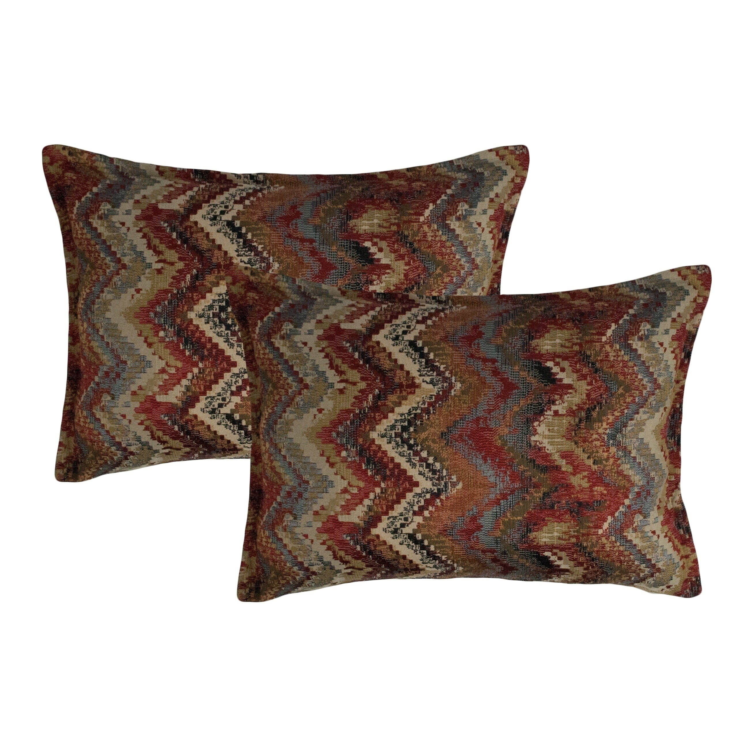 Sherry Kline Kiowa Waves Boudoir Decorative Pillows Set Of 2