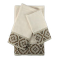Sherry Kline Merrill Ecru 3 Piece Embellished Towel Set