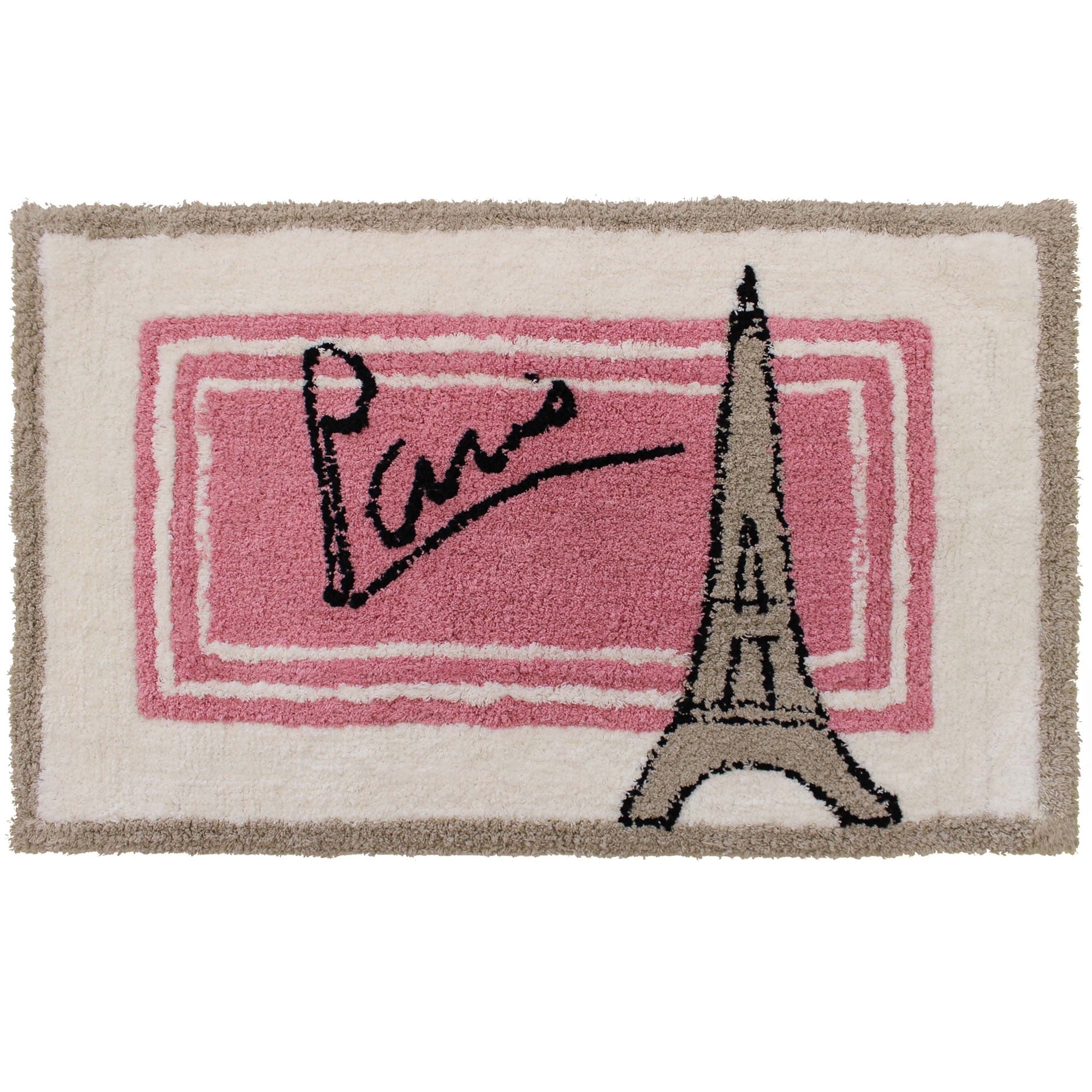 Sherry Kline Paris Cotton 20 X 30 Bath Rug 18 X 26