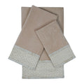 Sherry Kline Rainer 3 Piece Embellished Towel Set 13 X 18 X 0.5 16 X 25 X 0.5 25 X 48 X 0.5