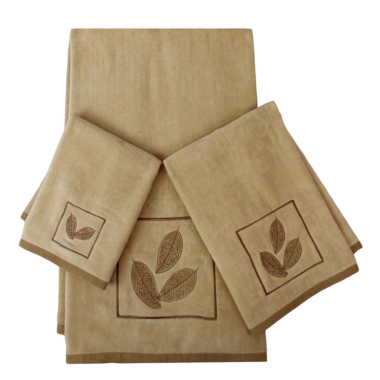 Sherry Kline Ridge 3 Piece Embellished Towel Set