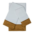 Sherry Kline Snowscape Gold 3 Piece Embellished Towel Set 13 X 18 X 0.5 16 X 25 X 0.5 25 X 48 X 0.5