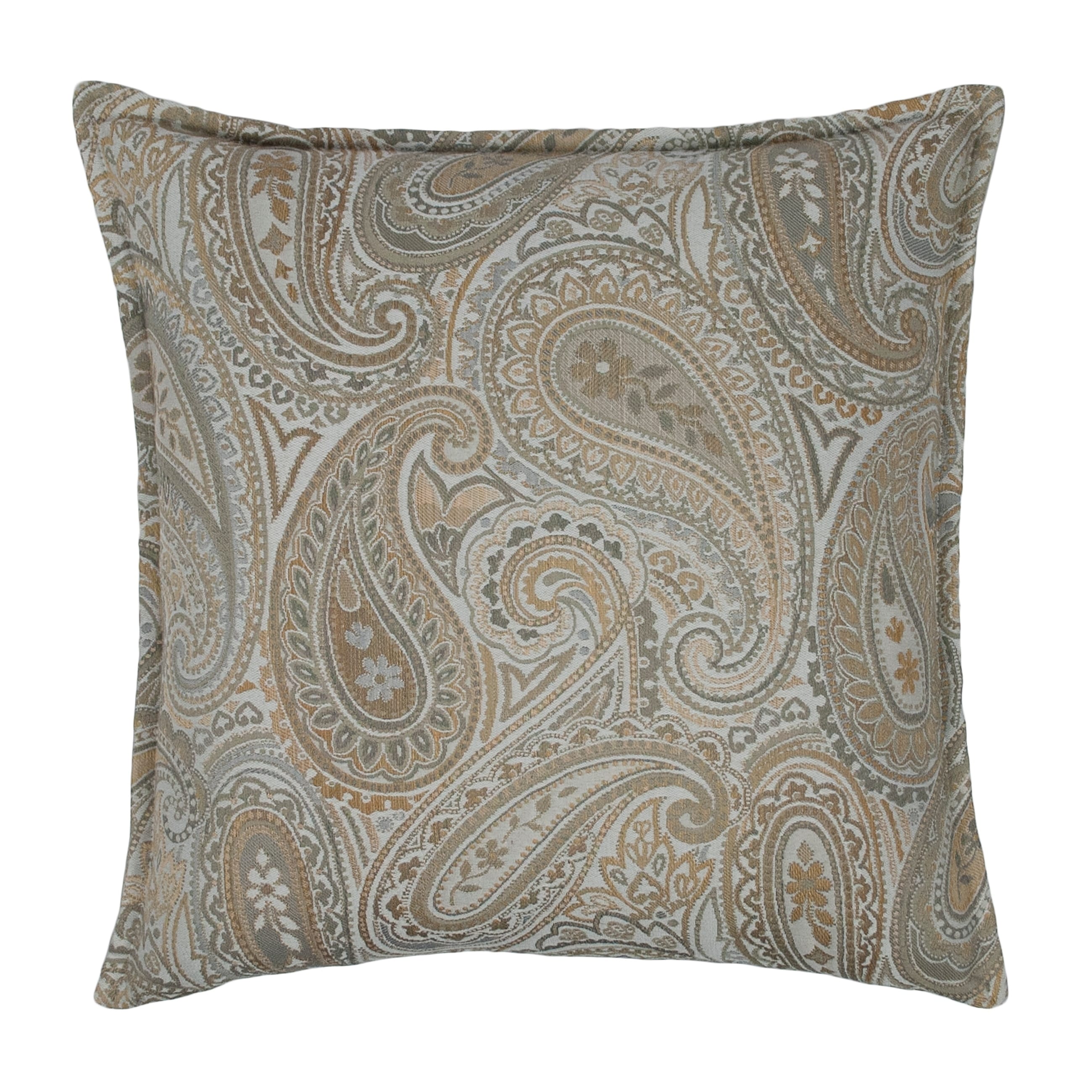 Sherry Kline Springfield Paisley Grey 20 Inch Decorative Pillow