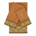 Sherry Kline Zenith Nugget 3 Piece Embellished Towel Set 13 X 18 X 0.5 16 X 25 X 0.5 25 X 48 X 0.5