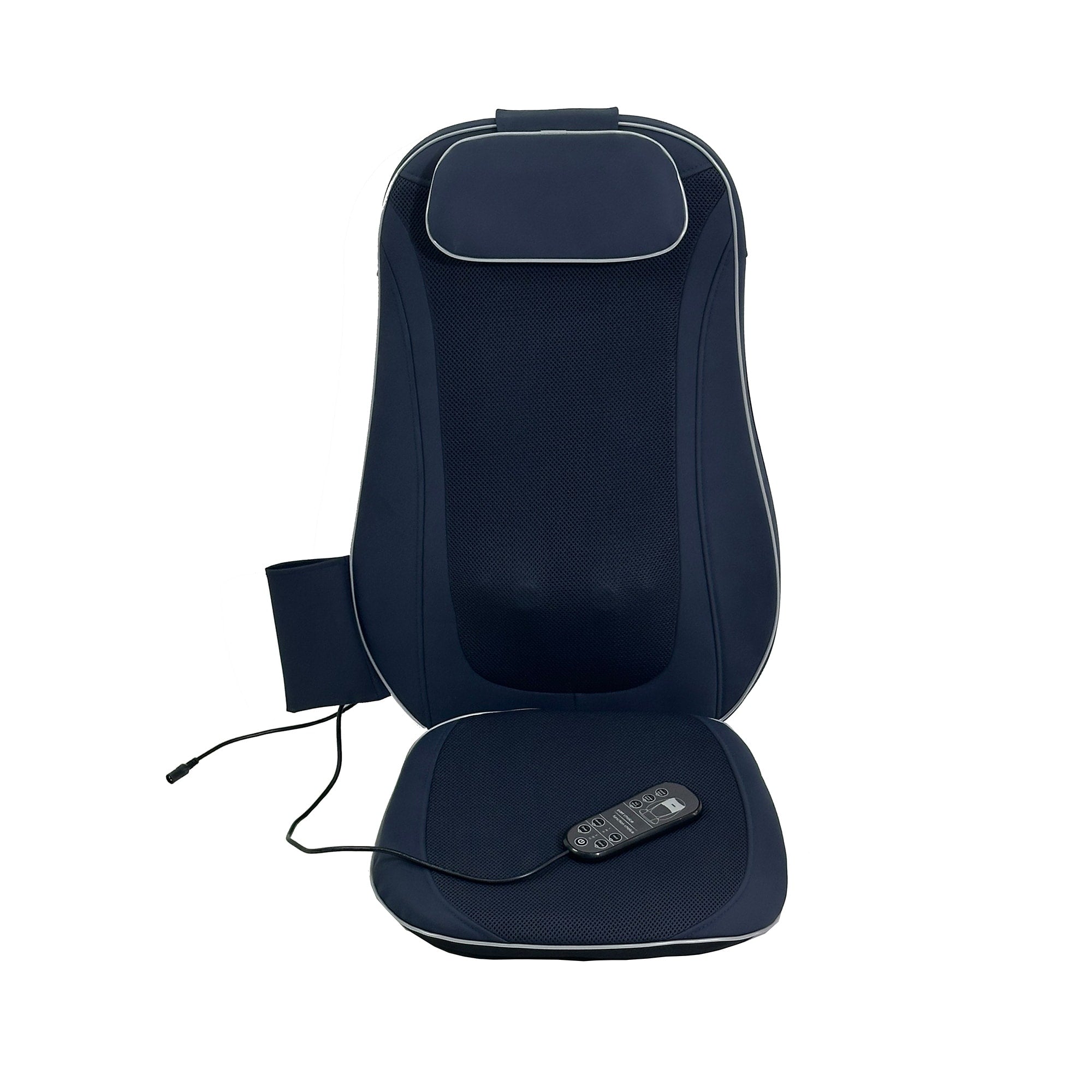 Shiatsu Back Massager With Heat And Kneading Dark Blue 15.94 W X 14.17 D X 25.98 H