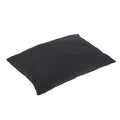 Shiel Sunbrella Black Indoor Outdoor 26 X 35 Inch Knife Edge Floor Pillow