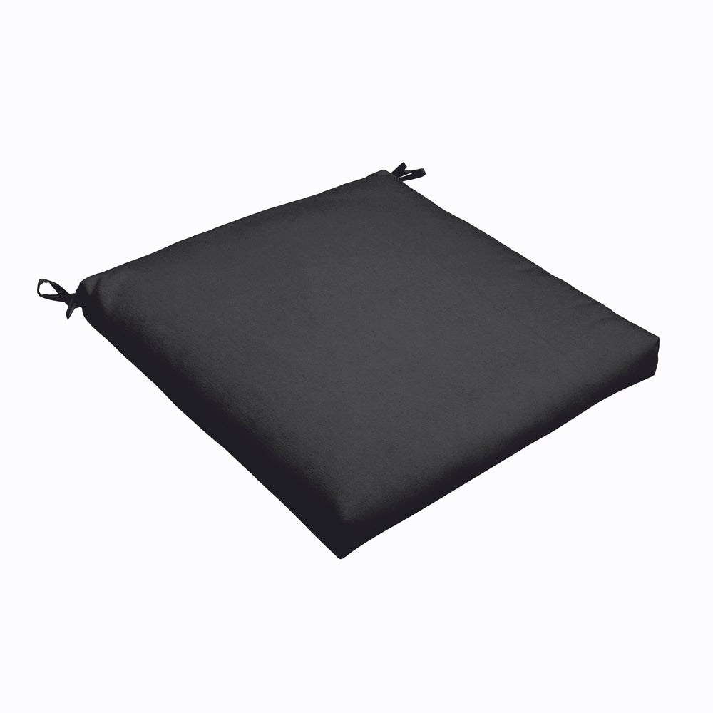Shiel Sunbrella Black Indoor Outdoor Chair Bristol Cushion