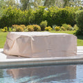 Shield Outdoor Waterproof Fabric Chat Set Patio Cover By Christopher Knight Home