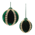 Shimmer Ball Ornaments Set Of 4 3 4 Plastic Polyester Christmas Decorations