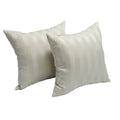 Shimmer Cream 17 Inch Accent Throw Pillow Set Of 2
