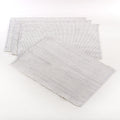 Shimmering Design Ribbed Placemat Set Of 4