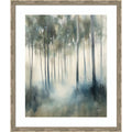 Shimmery Trees By Tradelink Inhouse Artist Wood Framed Wall Art Print Mila Dark Silver