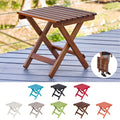 26 Inch Square Adirondack Folding Table With Hydro Tex Finish