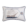 Ship In A Bottle Pillow