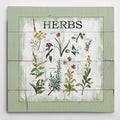 Wexford Home Carol Robinson Shiplap Herbs Wrapped Canvas