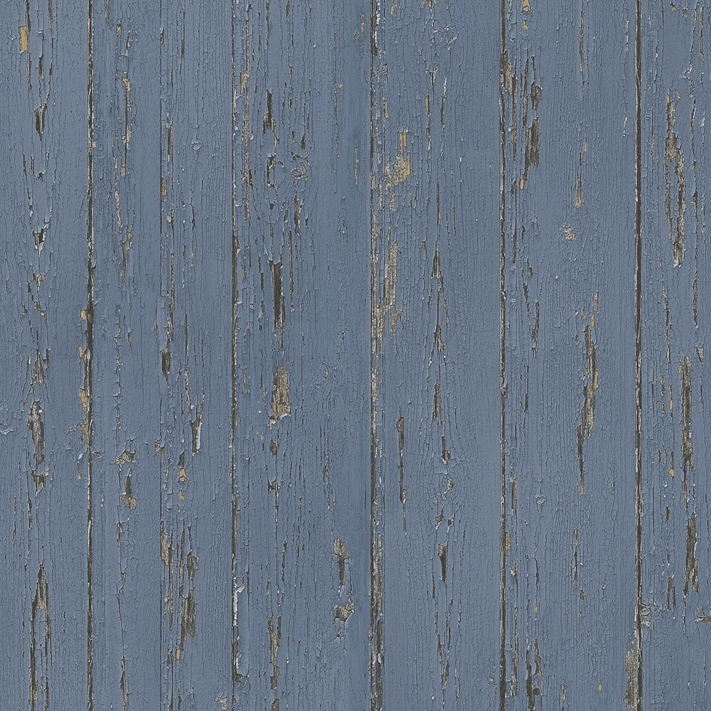 Shiplap Wallpaper Wood In Dark Blue Blue Lapis Lazuli Indigo Indigo Blue