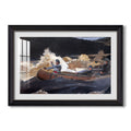 Shooting The Rapids Saguenay 1905 1910 Winslow Homer Custom Framed Print