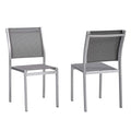 Shore Aluminum Outdoor Side Chair Set Of 2