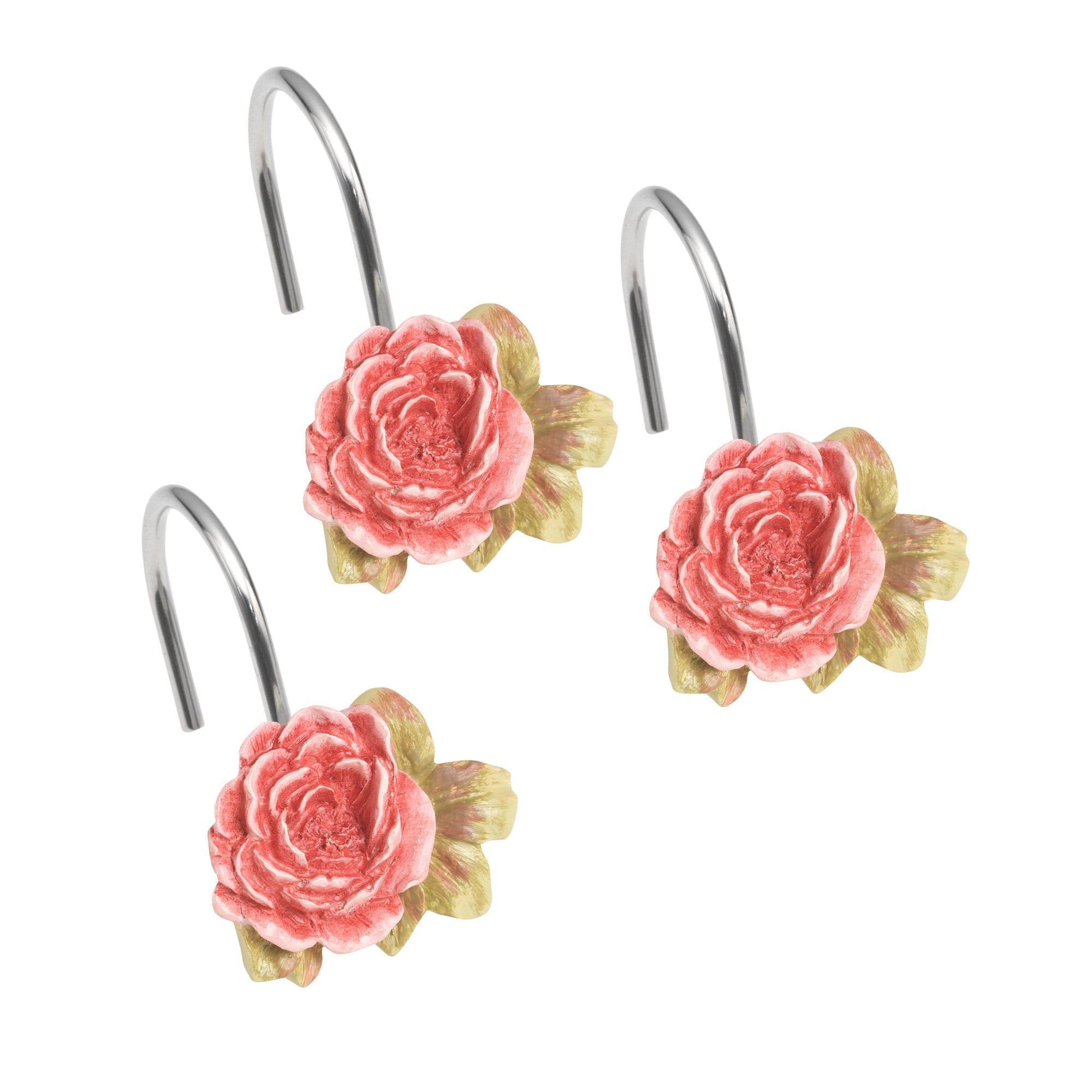 Shower Curtain And Hooks Set Or Separates Beige
