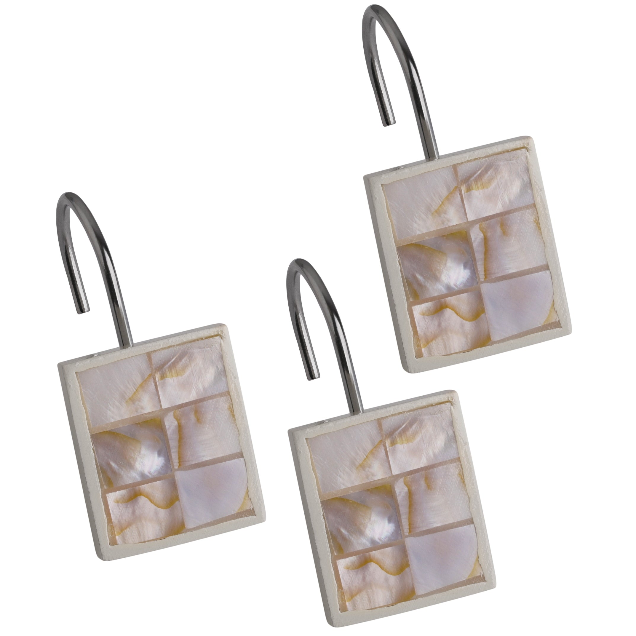 Shower Curtain Hooks Set Of 12 Mother Of Pearl
