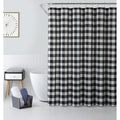 Shower Curtain With Buffalo Plaid Design