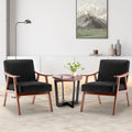 Side Chair Reception Chair With Wood Legs Leather Chair Office Chair Arm Chair Coffee Chair Dressing Chair