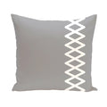 Side Diamond Stripe Geometric 16 Inch Decorative Pillow