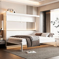 Side Folding Printed Murphy Bed With Led And Usb