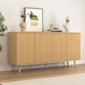 Sideboard Buffet Cabinet With Storage Long Sideboard Storage Cabinet With 4 Doors With Adjustable Shelves For Living Room