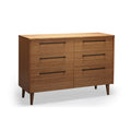 Greenington G0094Ca Sienna Six Drawer Double Dresser Caramelized